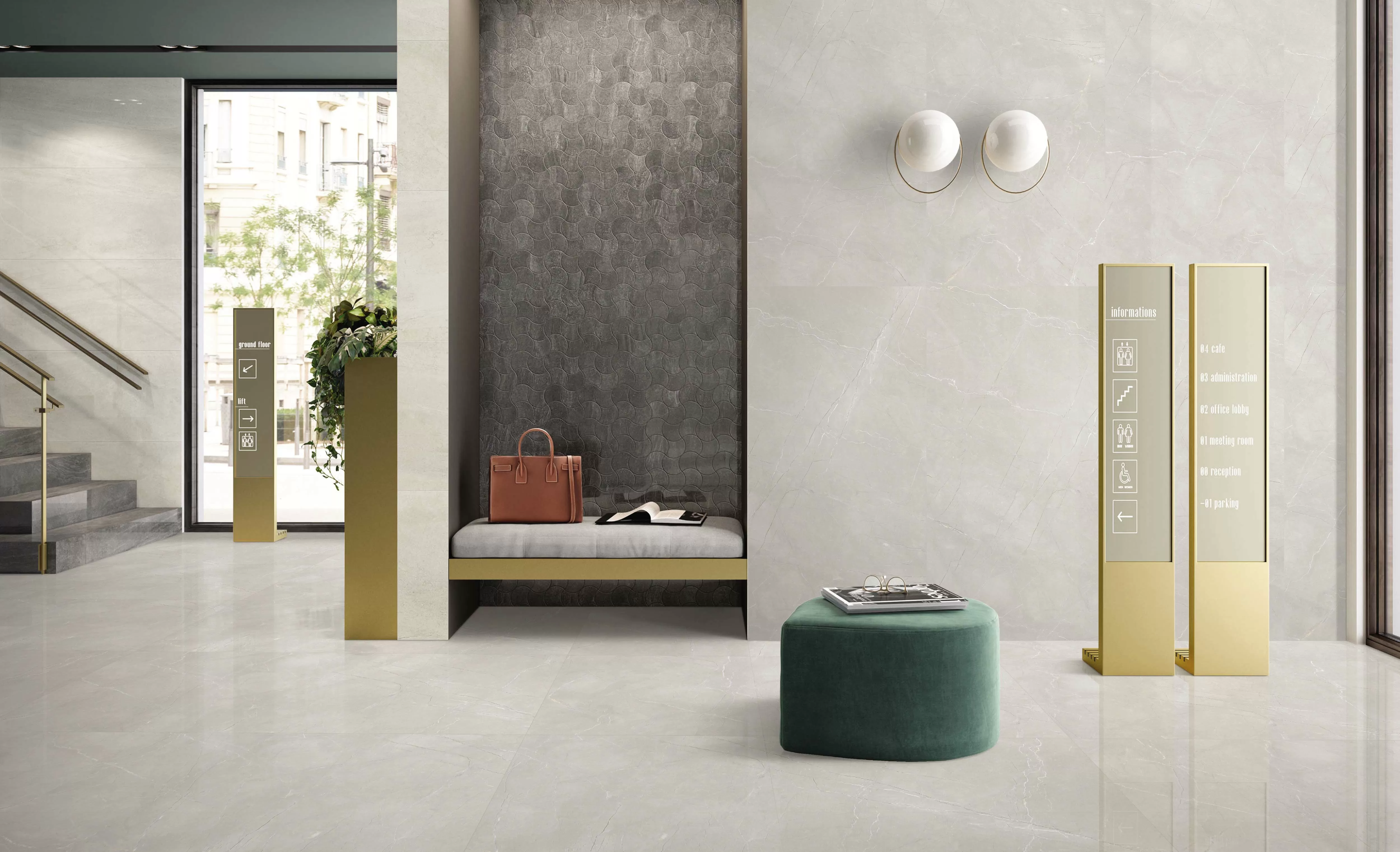 Керамогранит Liceo Blanco Rust 60x120