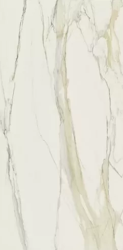 Керамогранит 750675 Calacatta Gold Open Book B Glossy 6mm 160x320