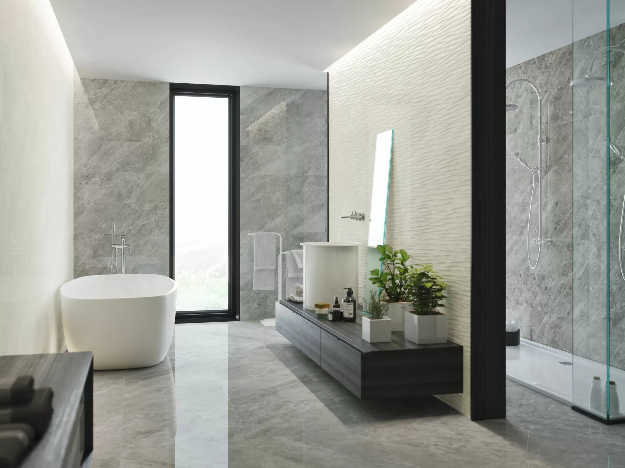 Плитка Balmoral Grey Rectificado 40х120