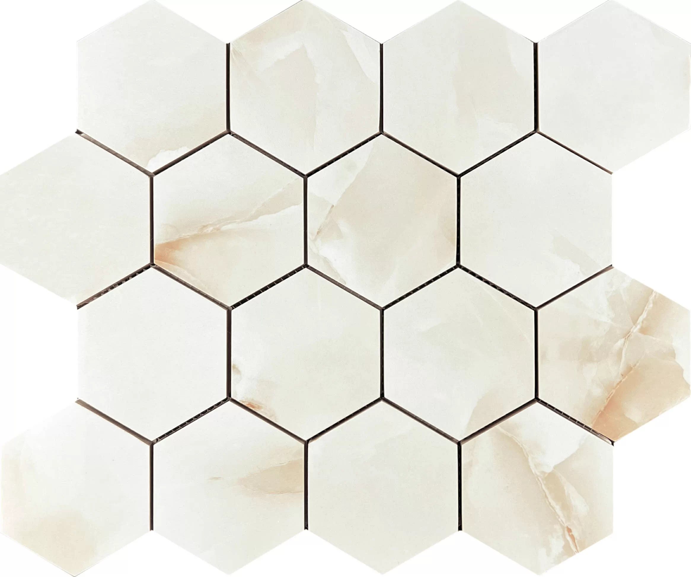 Мозаика Mosaic Antisky Hexagone 28x33