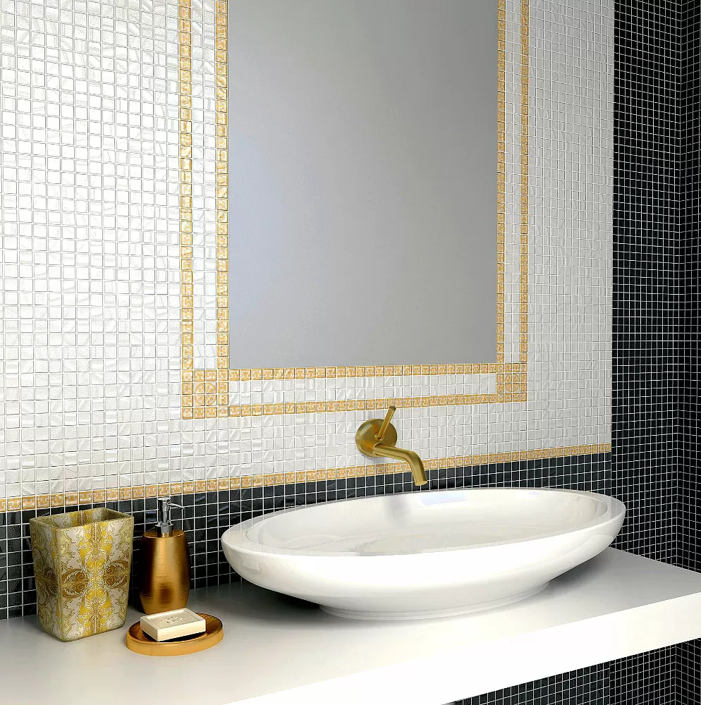Мозаика DT28 Ритм керамическая вставка 9,8*9,8