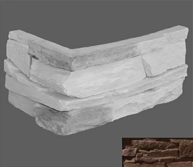 Искусственный камень Угловой элемент Корсика 510 20/10x10x3