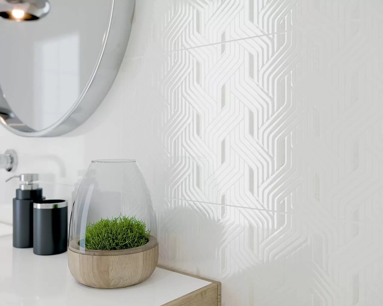 Плитка Synergy Bianco Struktura B 30x60