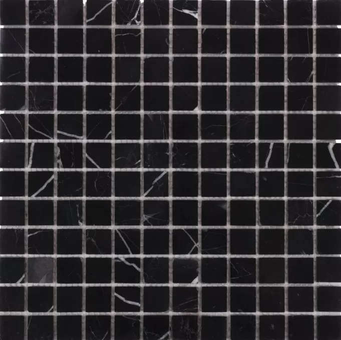 Мозаика DAO-605-23-4 Nero Marquina 2,3х2,3 30х30