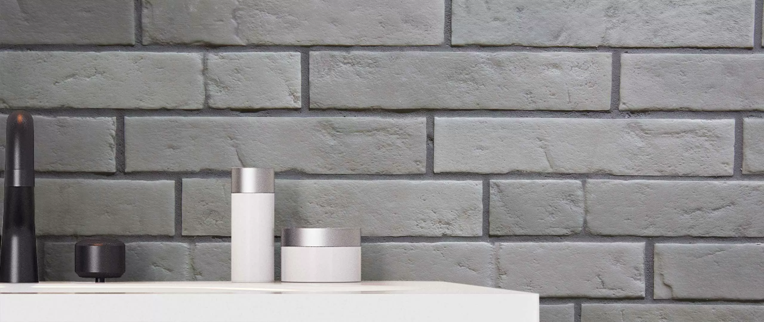 Плитка Briques White Gloss 4.5x23