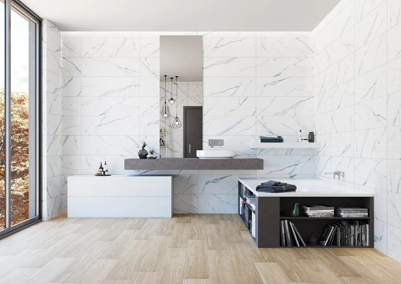 Керамогранит Marbleous Silk White 75х75