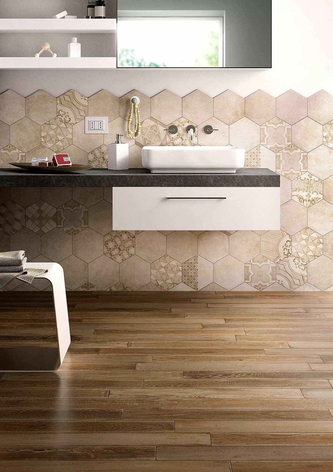 Керамогранит Treverkage Grey MM90 10*70