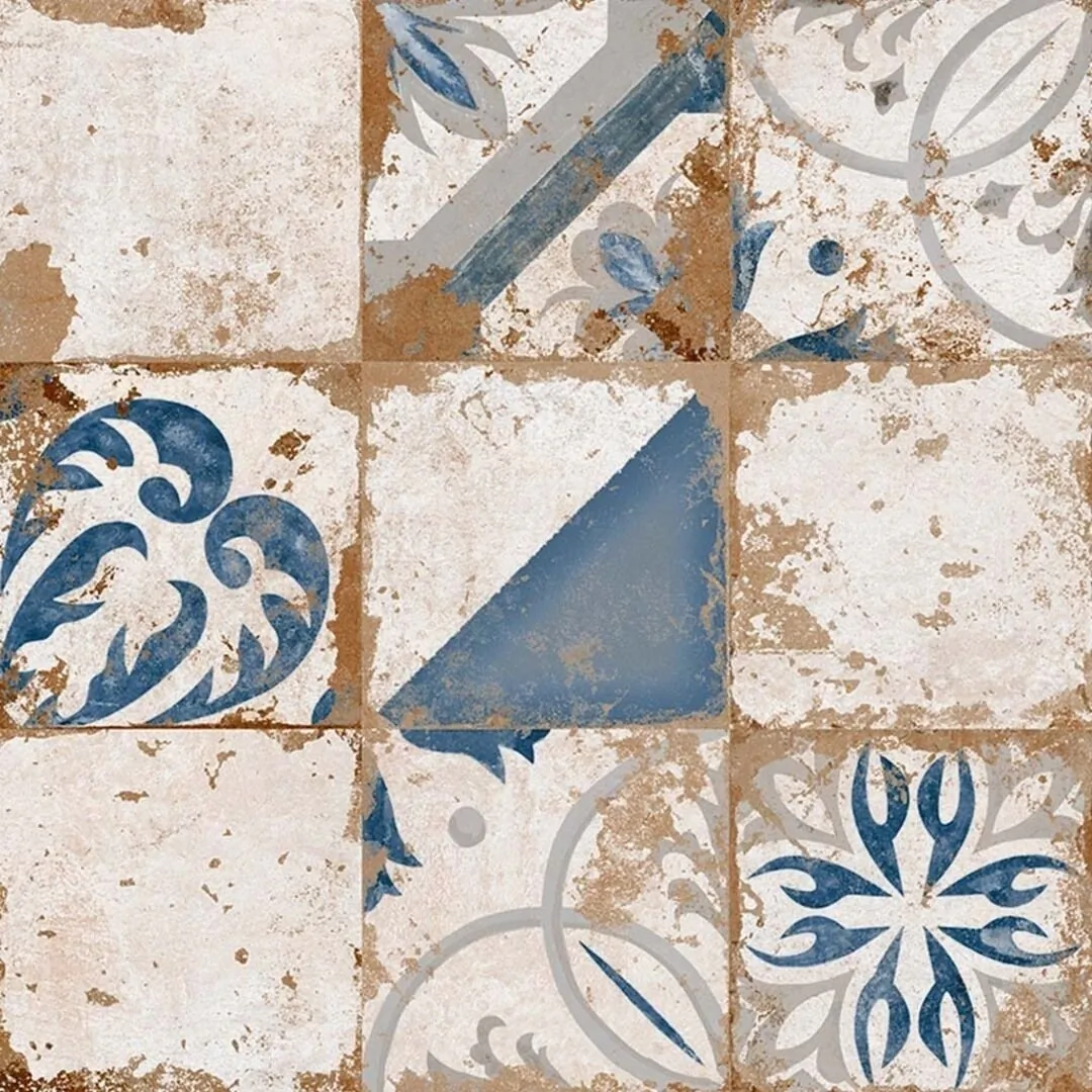 Керамогранит Memory 7 Azul Brillo 58x58