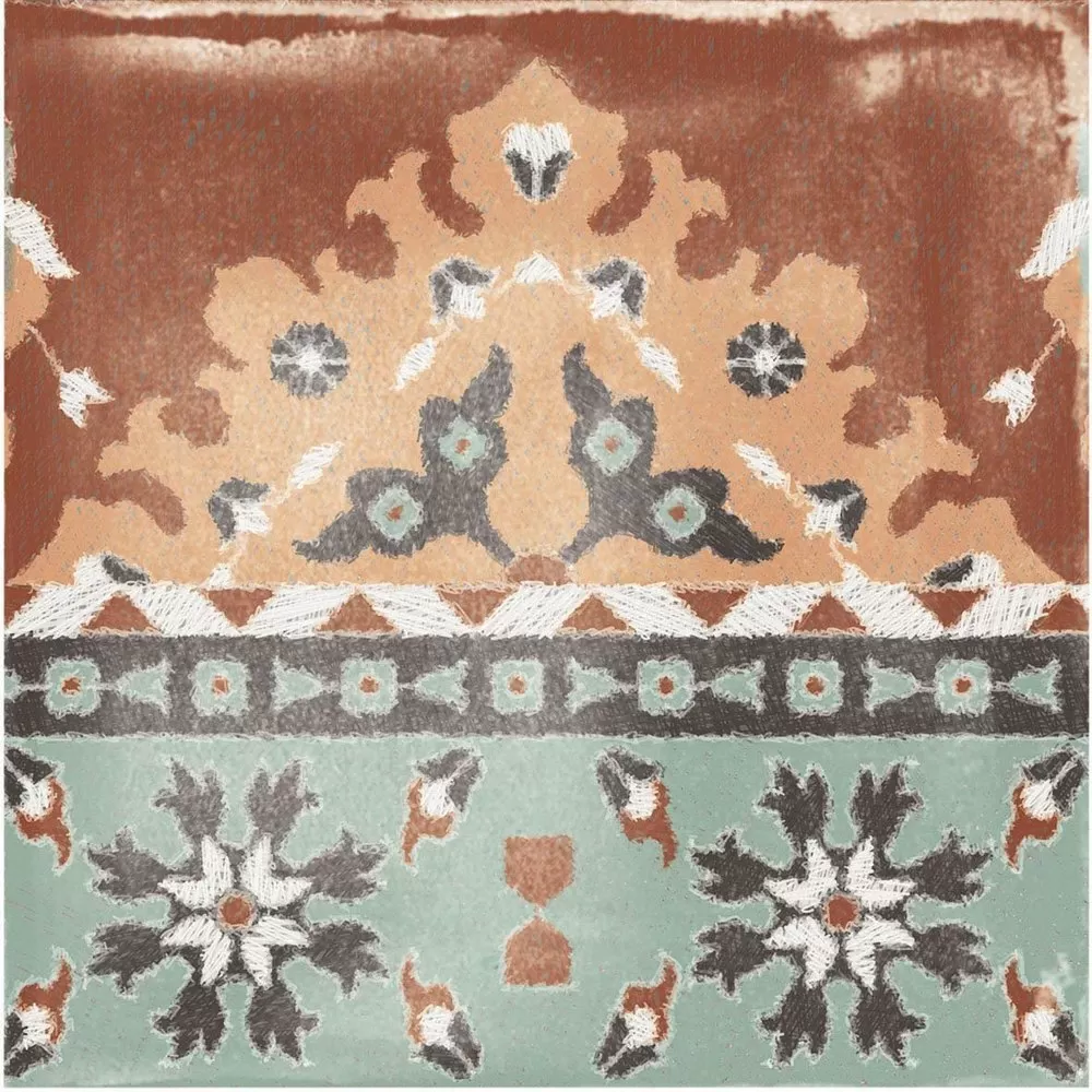 Керамогранит 0003351 PLAY CARPET MIX MULTICOLOR 20x20
