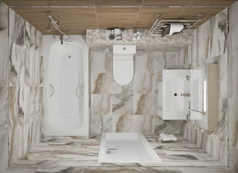 Плитка 34020 Continent микс 25х50