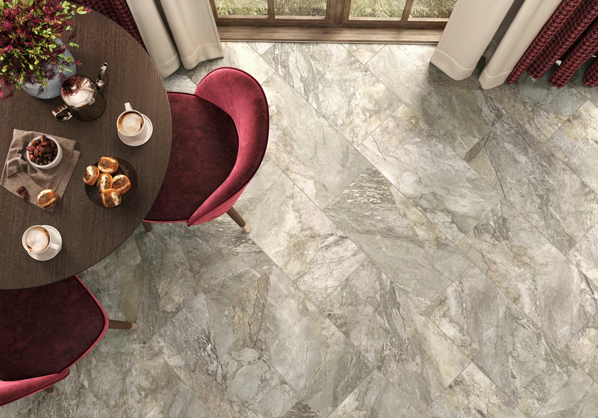 Керамогранит D30001M Slate Beige матовый карвинг 300x600x9.5