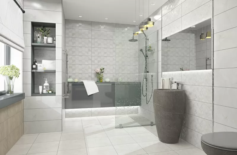 Плитка ONIX BIANCO REL R 24.2x70