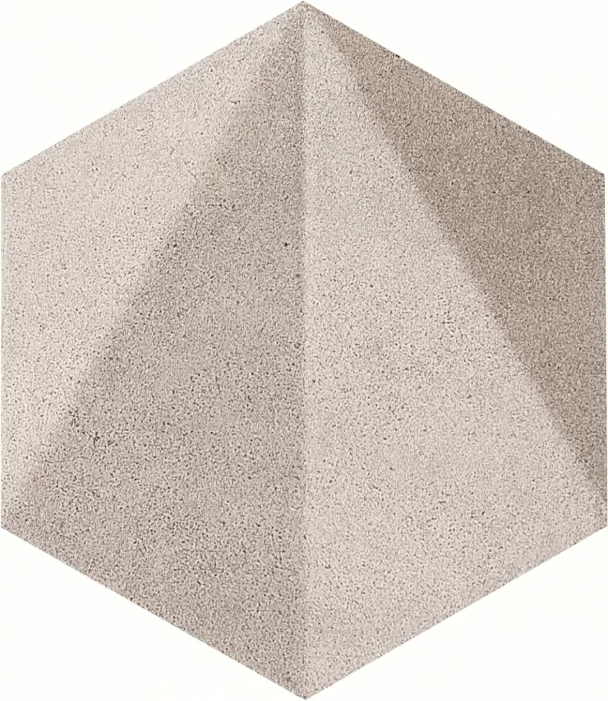 Плитка Free Space Hex Grey STR Декор 11x12.5