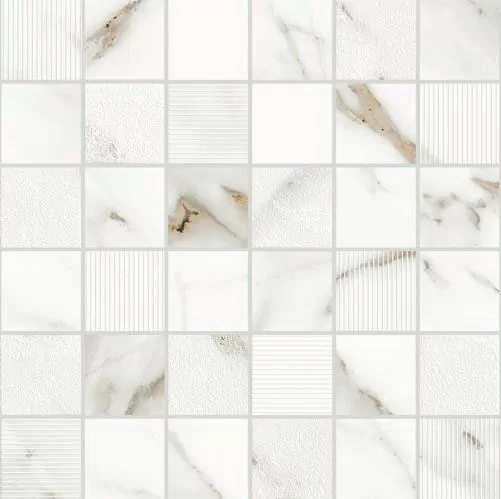 Мозаика 588143004 Calacatta Grey Mosaic 30x30