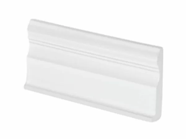 Керамогранит 67103B Плинтус White 10,5x25