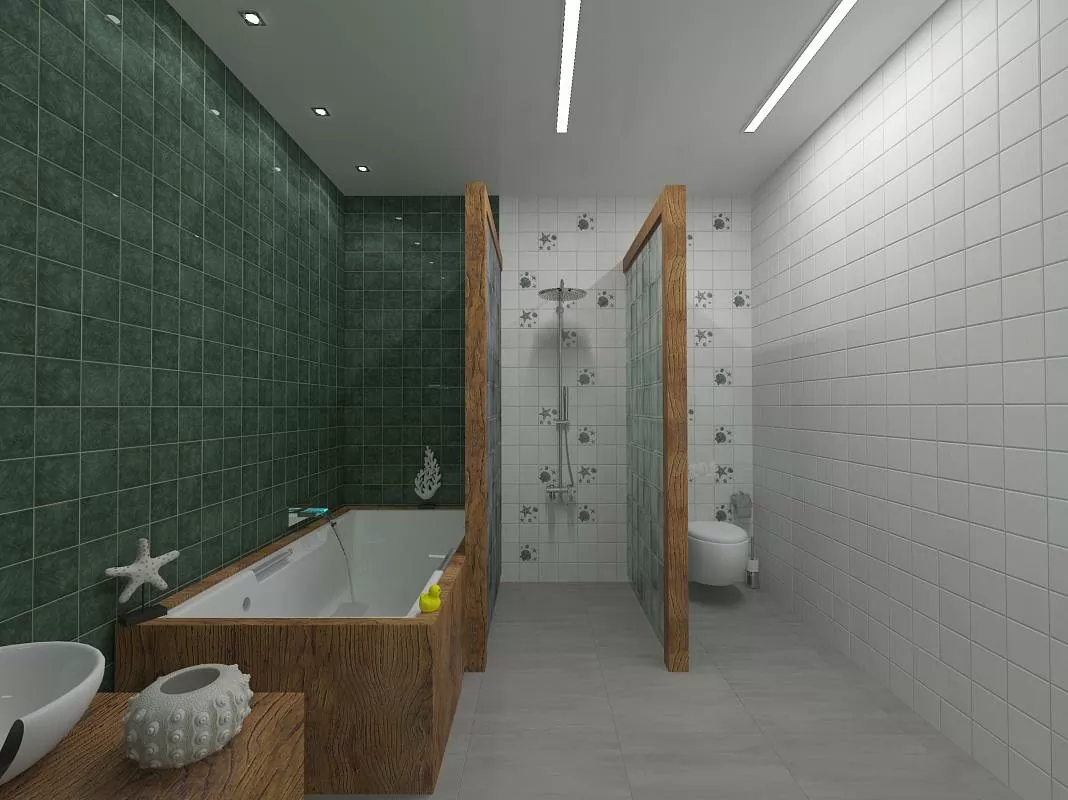 Плитка Smalto Decor Verde 3 15x15