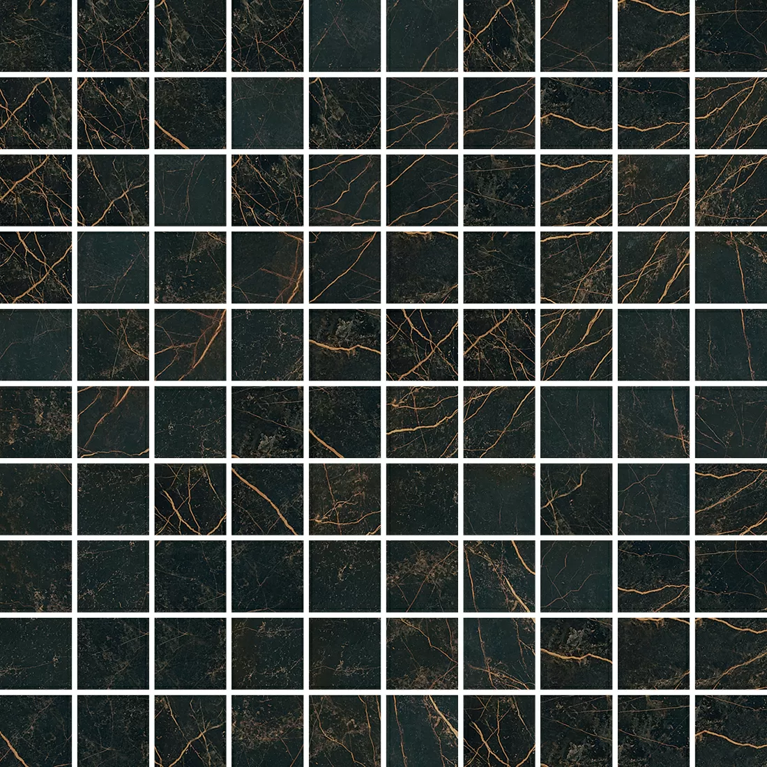 Керамогранит 240503 MARBLE MOSAICS T100 NERO 29,1x29,1