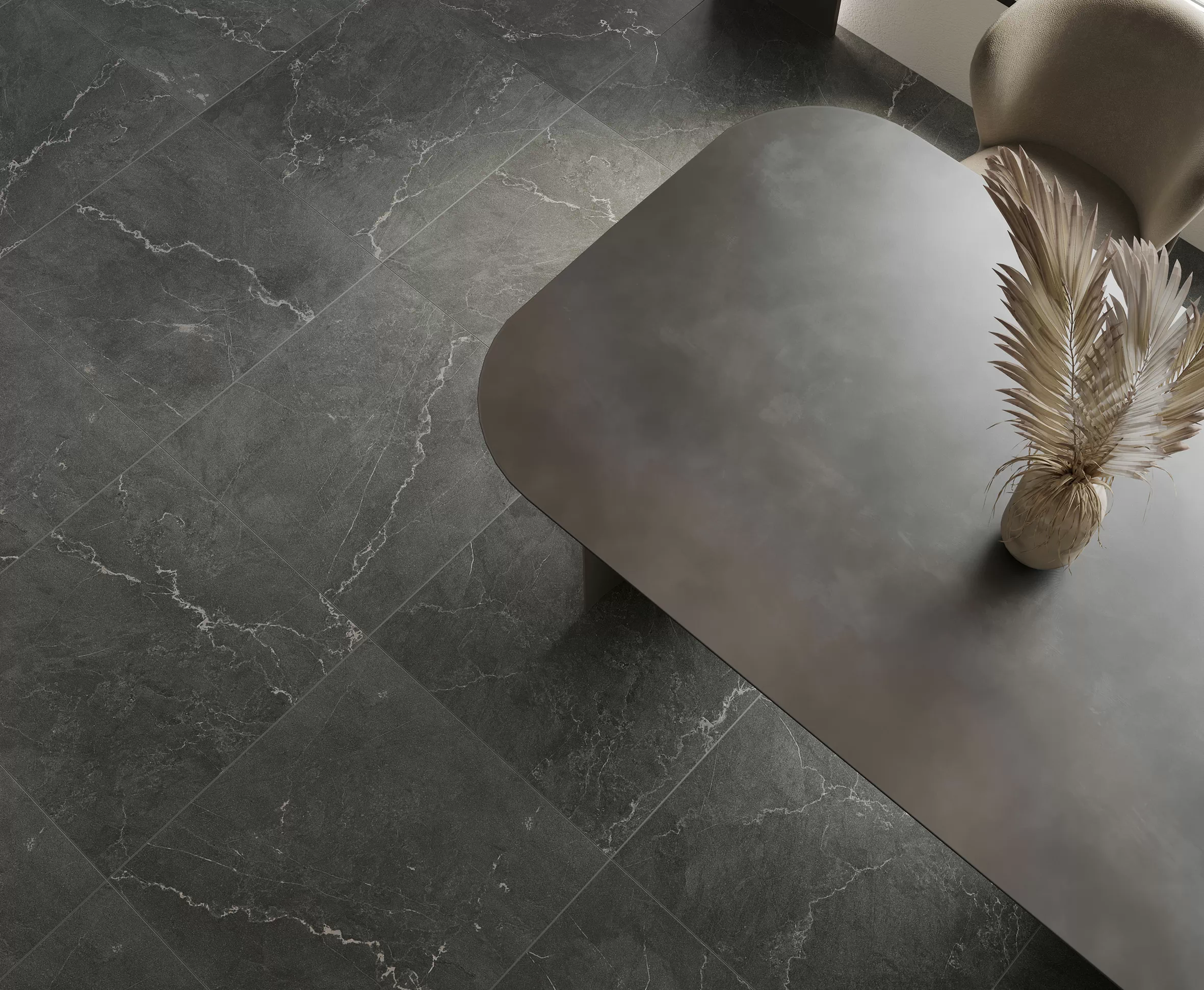 Керамогранит Leda Black Карвинг 60x60