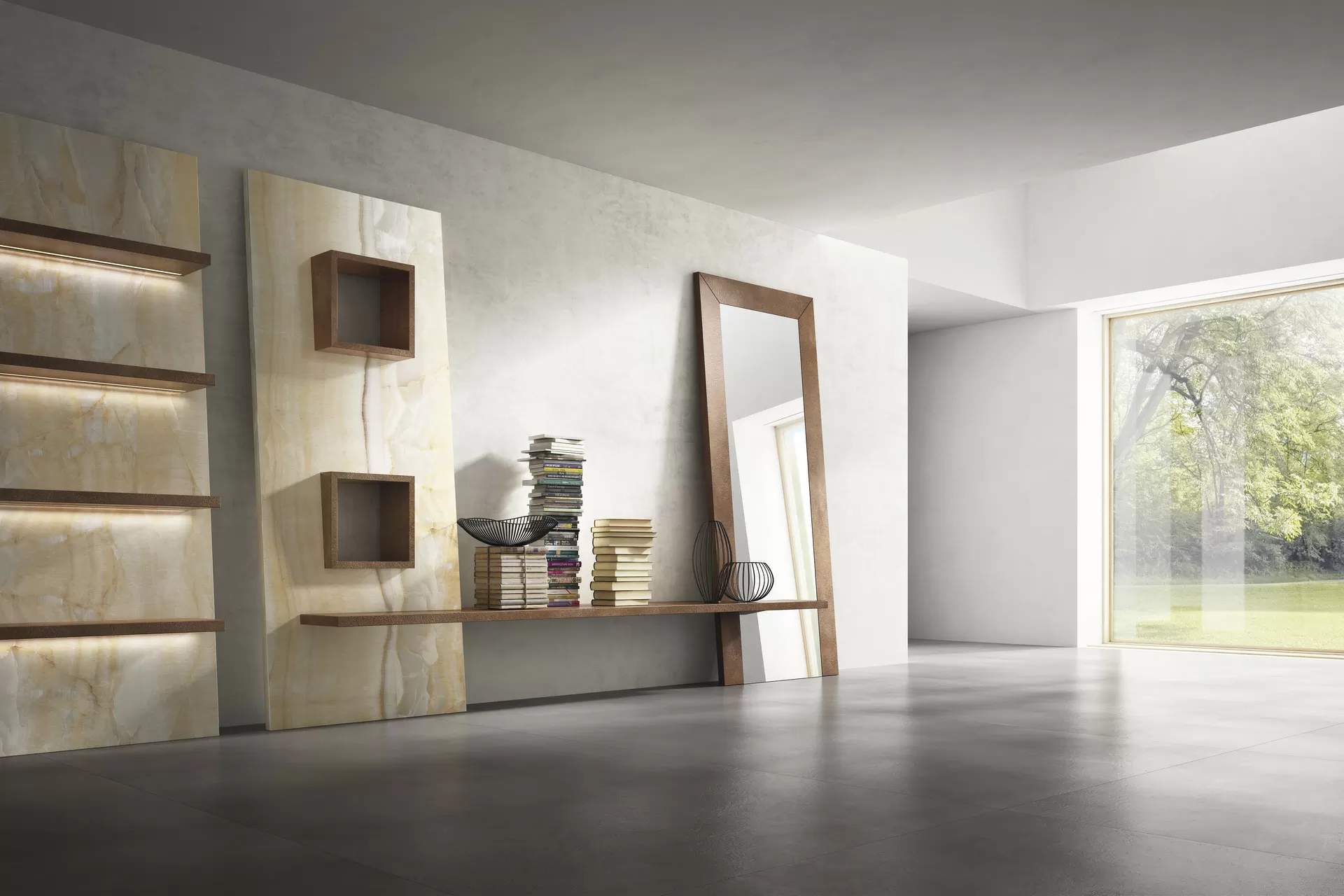 Керамогранит L315289MF6 Onice Oro Levigato 6mm 150x300