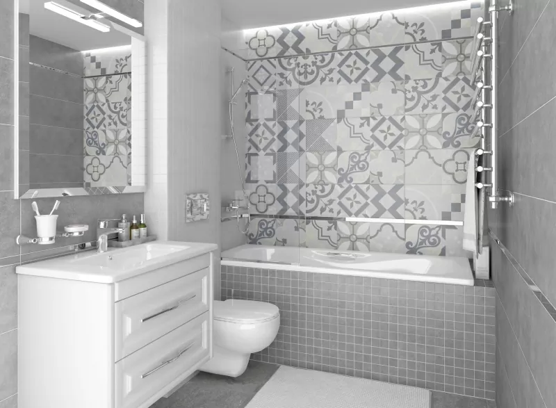 Мозаика Мозаика Cement серый 30х30