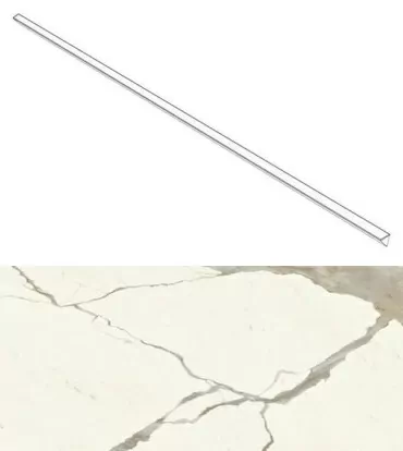 Керамогранит AGJY Marvel Calacatta Sublime Corner 120 Lappato 1x120