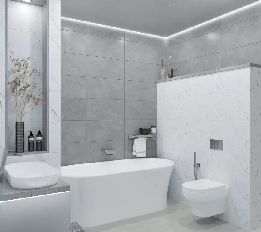 Плитка Carrara Geometria 31.5x63