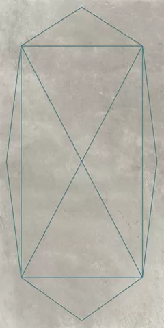 Керамогранит 763519 Araldica Cemento Blasone Smeraldo Mat R 6mm 120x240