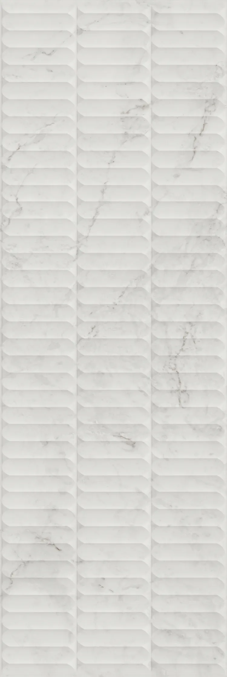 Плитка KM3090B0160R Тубкаль белый глянцевый структура обрезной 30x89,5x1,05
