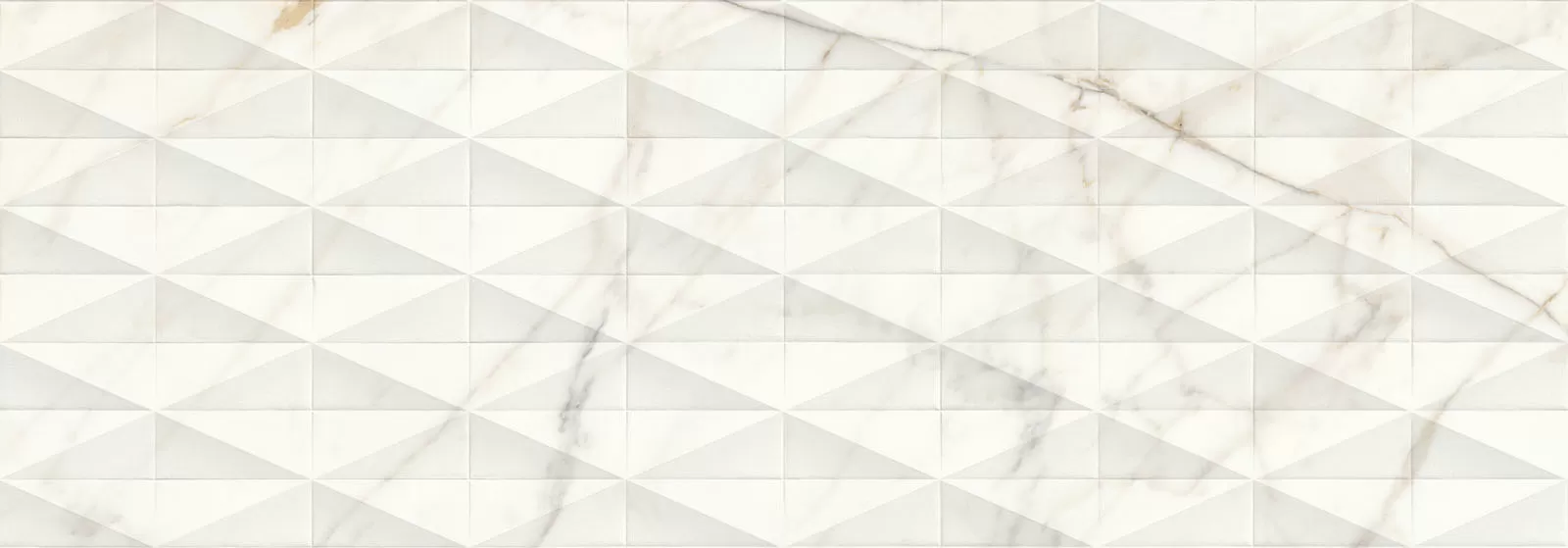 Плитка M6TK Allmarble Wall Golden White Struttura Pave Satin 3D 40х120