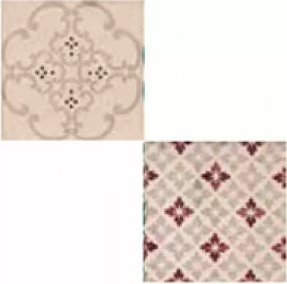 Керамогранит Декор 8325 Jolie Rose Gris Trama (комп/2шт) 10х10