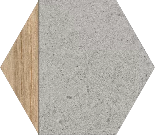 Керамогранит Hexagono Ligard Gris 23x26,6