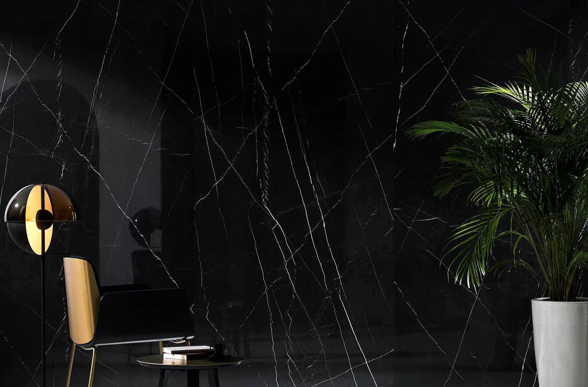 Керамогранит Marquina Black Pul. 6mm 120x280