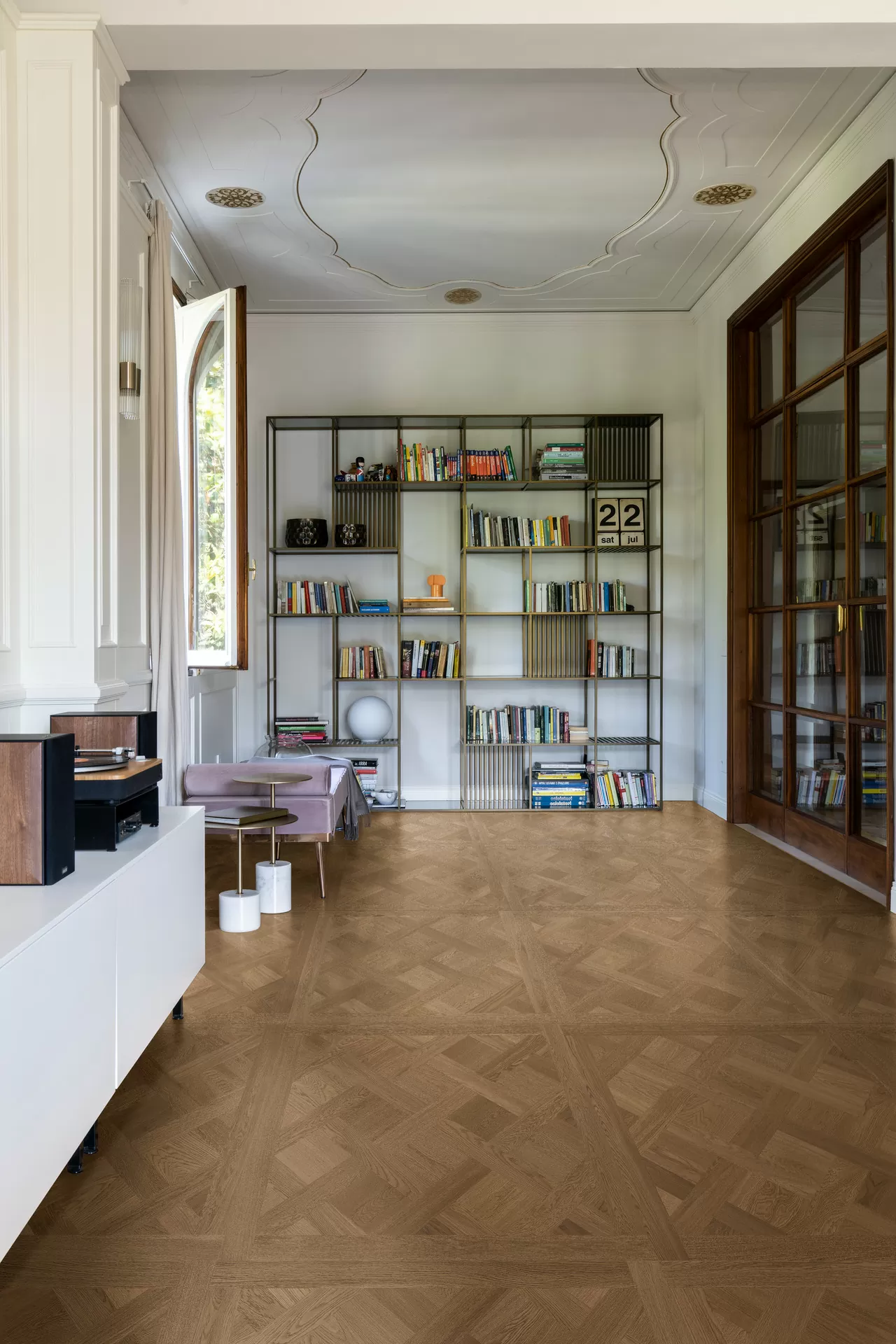 Керамогранит MEK5 Intrecci Versailles Nocciola Rt 120x120