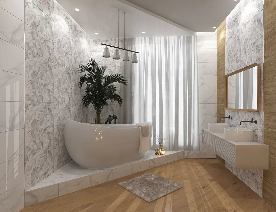 Плитка Декор Calacatta Bianco 31.5x63