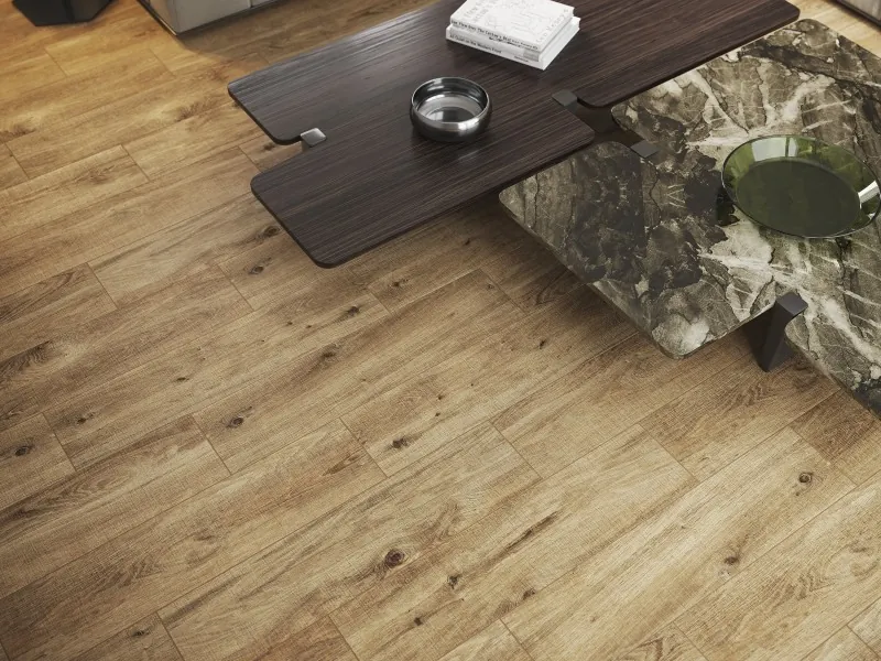 Керамогранит 15977 Wood Concept Natural светло-бежевый ректификат 21,8х89,8