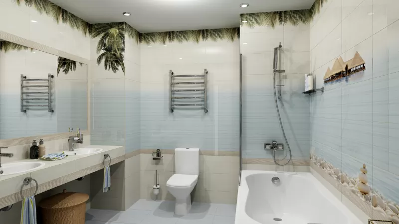 Плитка ВС9ДМ624/DWU09DLM624 декор коралл 50х24.9