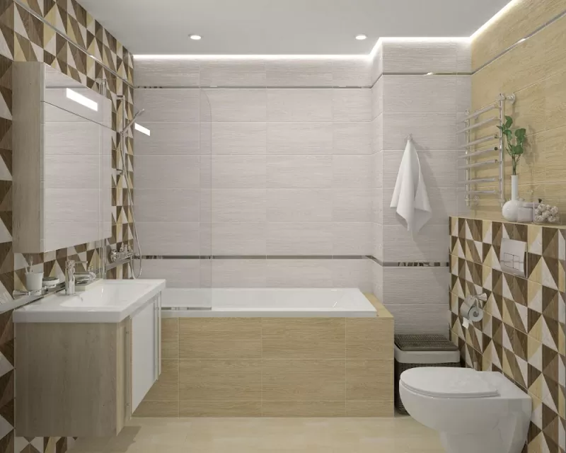 Плитка 34019 Village беж светлый 25х50