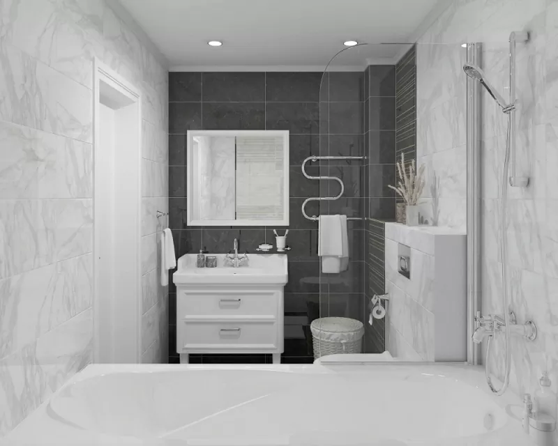 Плитка Декор Olimpus Grand белый 25х50