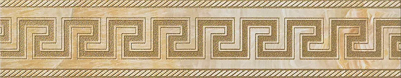Керамогранит 240202 MARBLE FASCIA GRECA ORO SAB 11,5x58,5