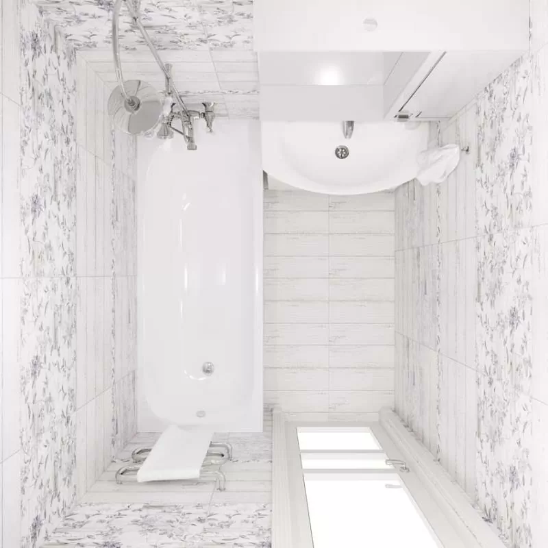 Плитка GT13VG San Remo Белый геометрия 50x25