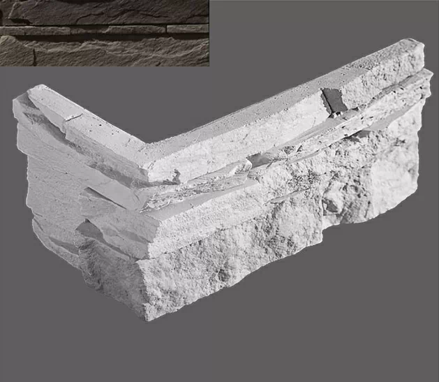 Искусственный камень Угловой элемент Луара 740/8,5x10x1,5