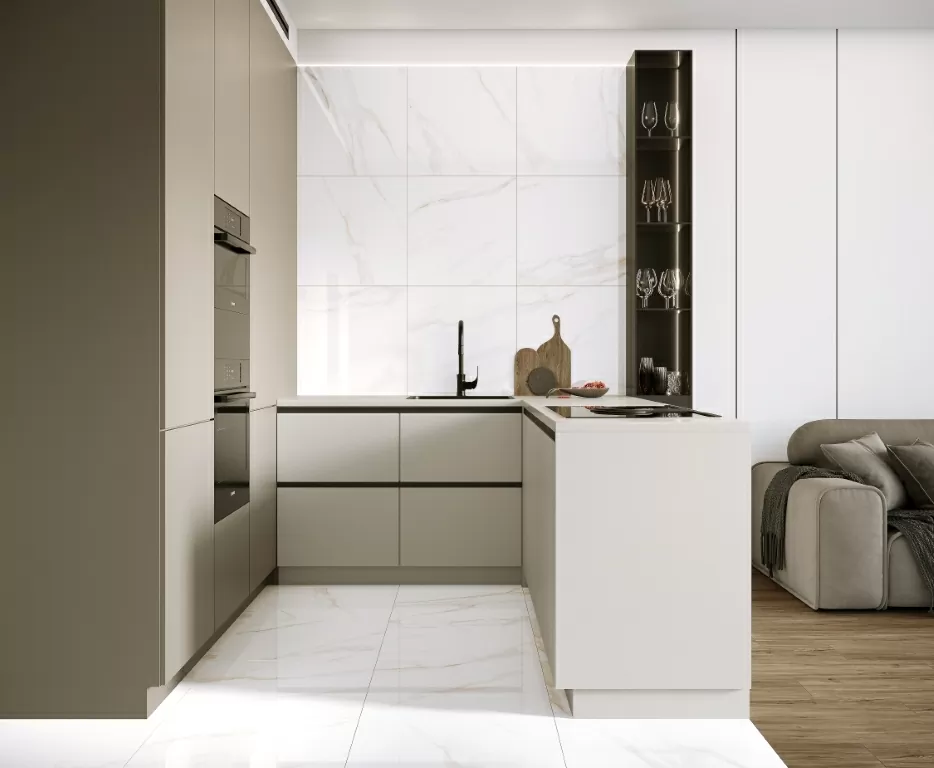 Керамогранит Calacatta Regal Gold Белый Матовый 80х80