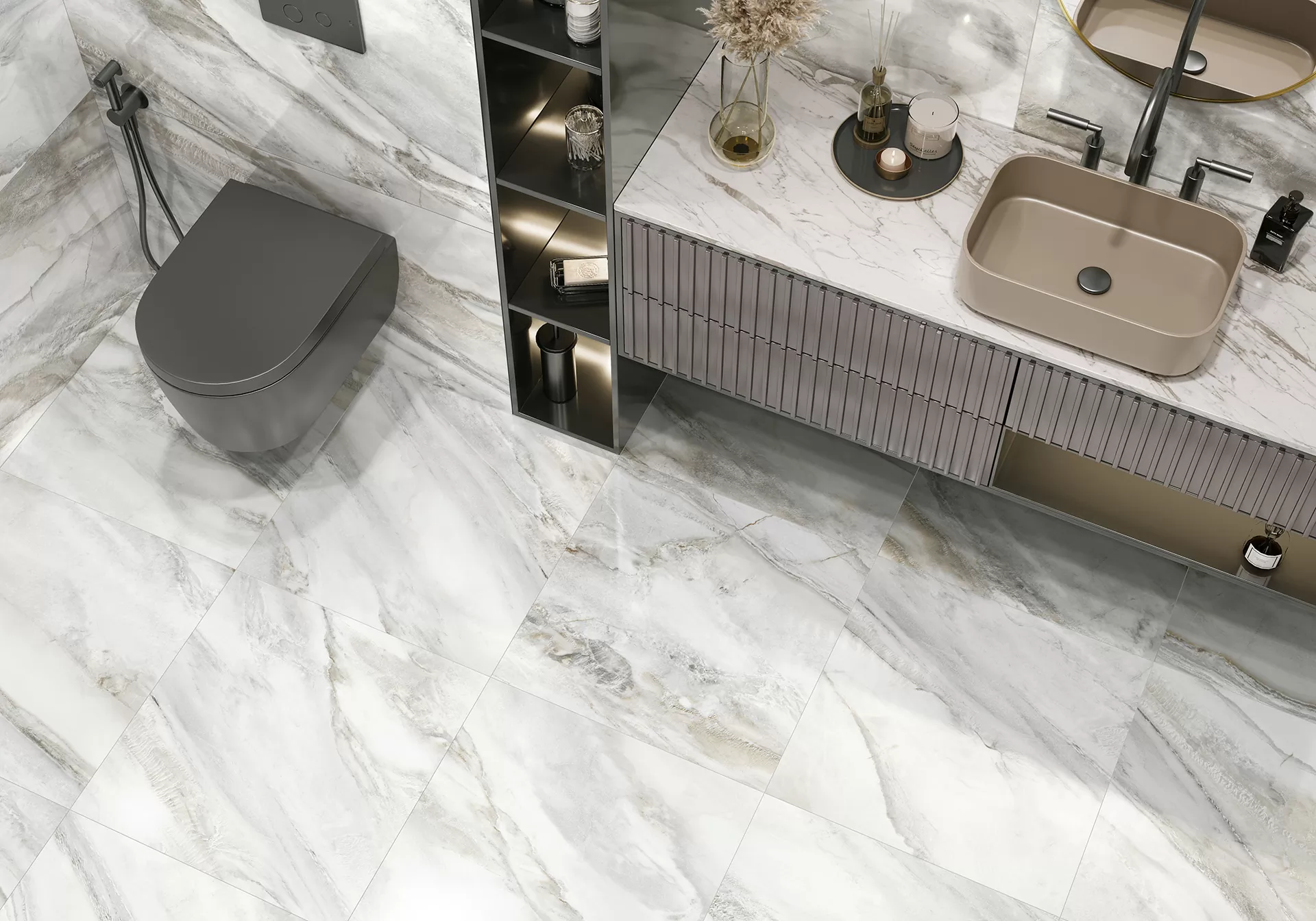 Керамогранит 6060LMS01P Limestone 60x60