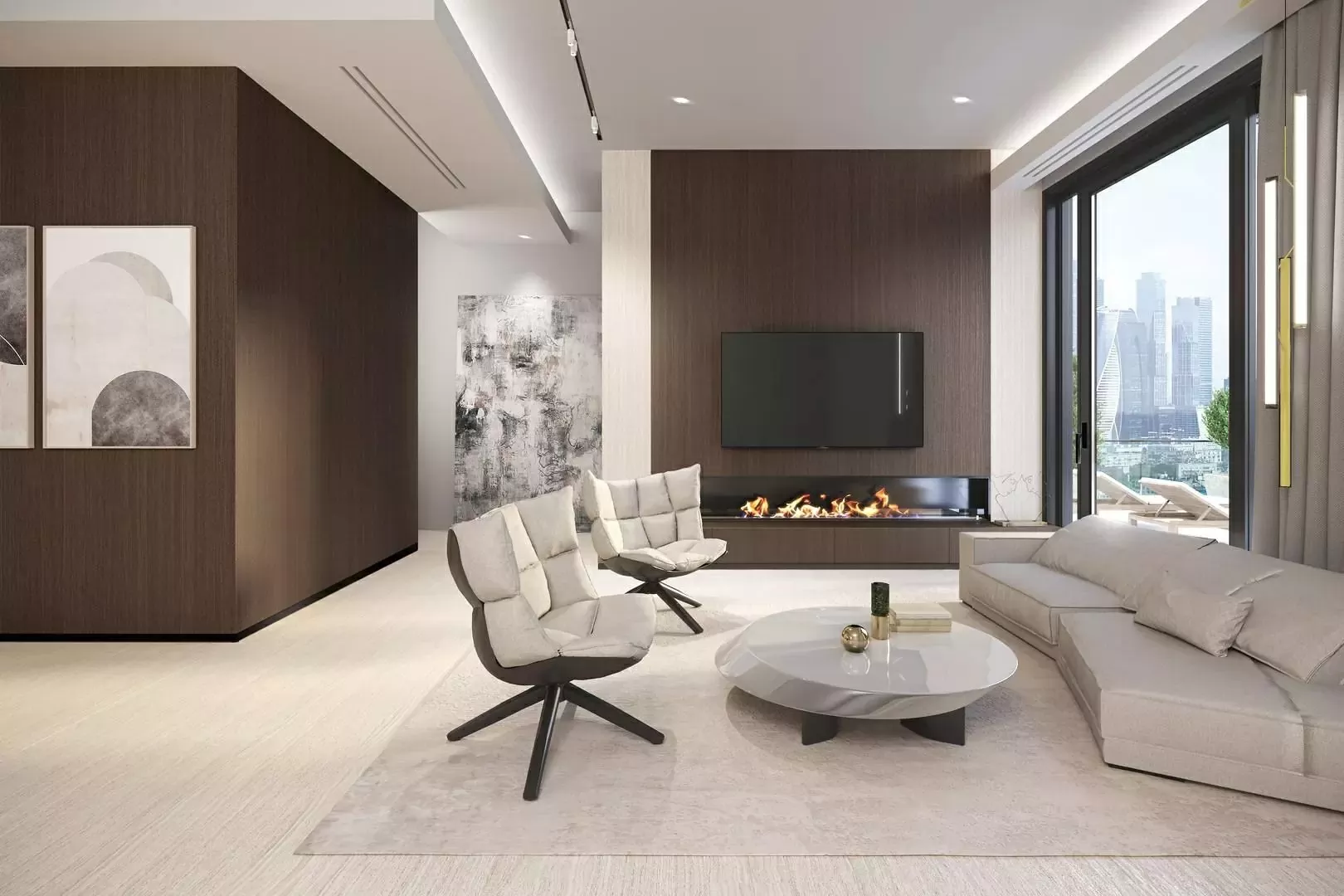 Керамогранит SG071400R Walnut Marrone 119.5x320х11