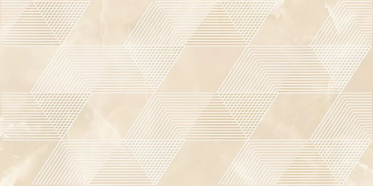 Плитка 589032001 Декор Opale Beige Geometria 31,5x63