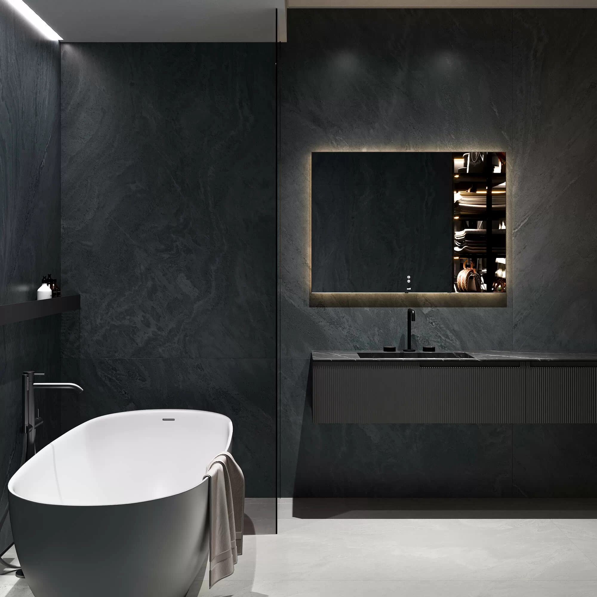 Керамогранит 1082 Monte Grigio Carv 180x120