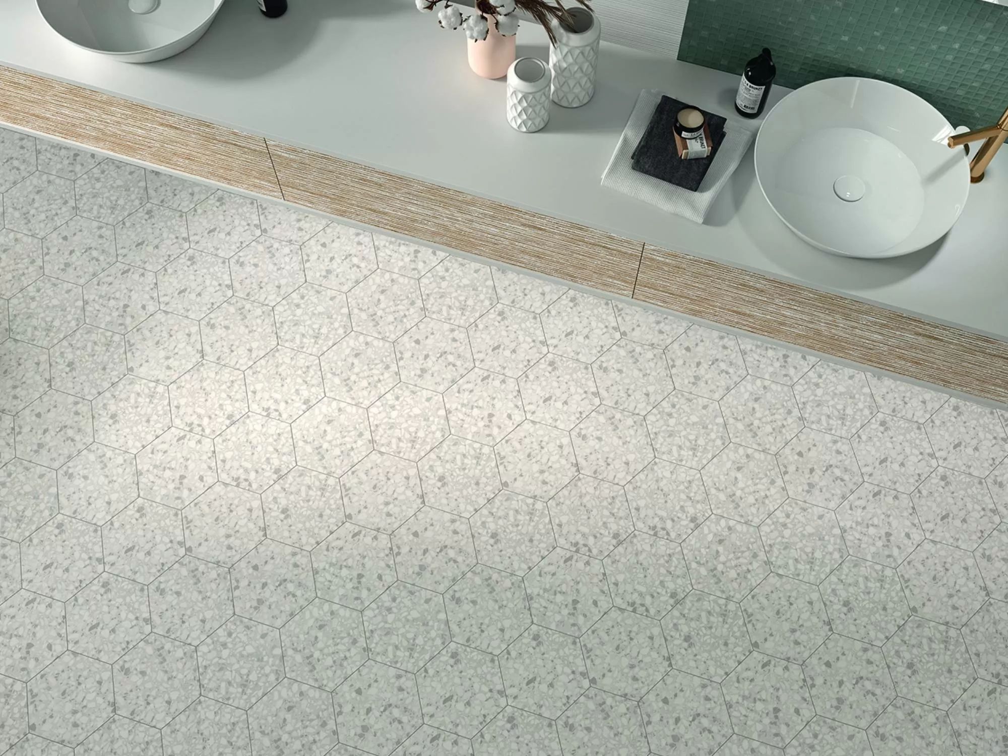 Керамогранит TERAZZO GREY 23X27