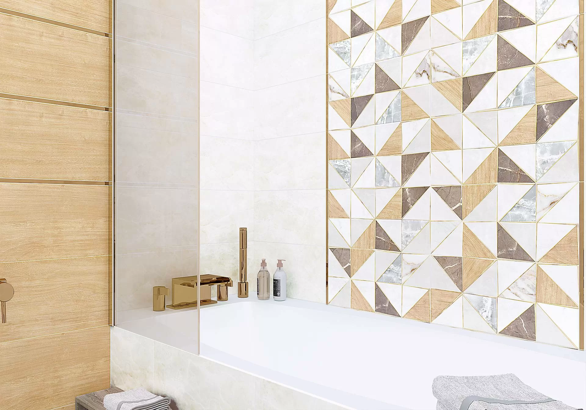 Плитка WT9TRI55 Triangle Mix 249*500*8.5