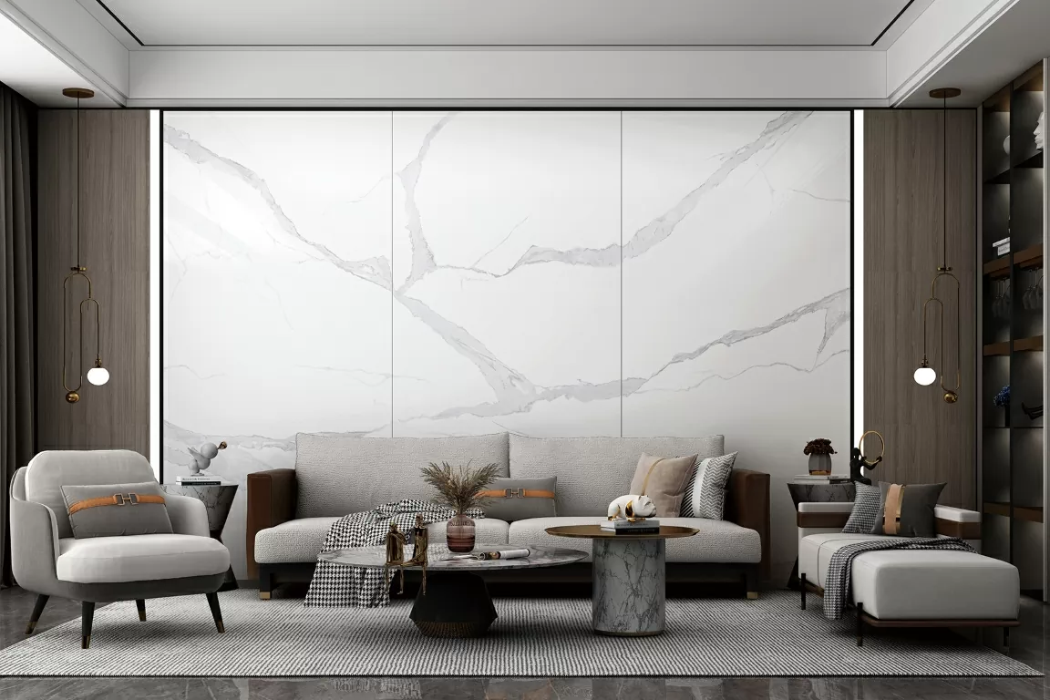 Керамогранит NTT3012P Calacatta Black 120x240