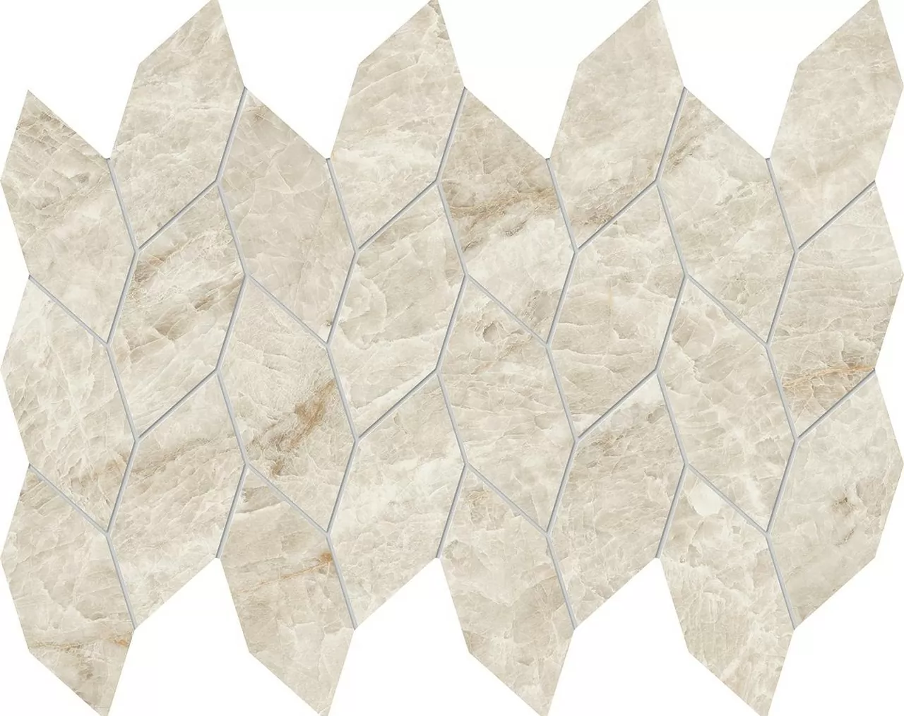Мозаика AYD8 Marvel Diva Taj Mahal Mosaico Twist Lapp 27,6х35